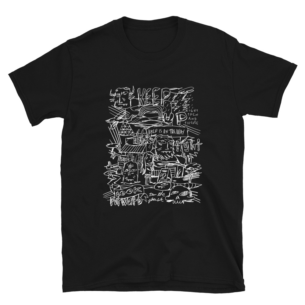 Keep Up the Fight (dark mode) Short-Sleeve Unisex T-Shirt